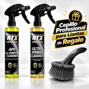 Pack Limpieza Coche y Detailing con APC + Limpia Llantas